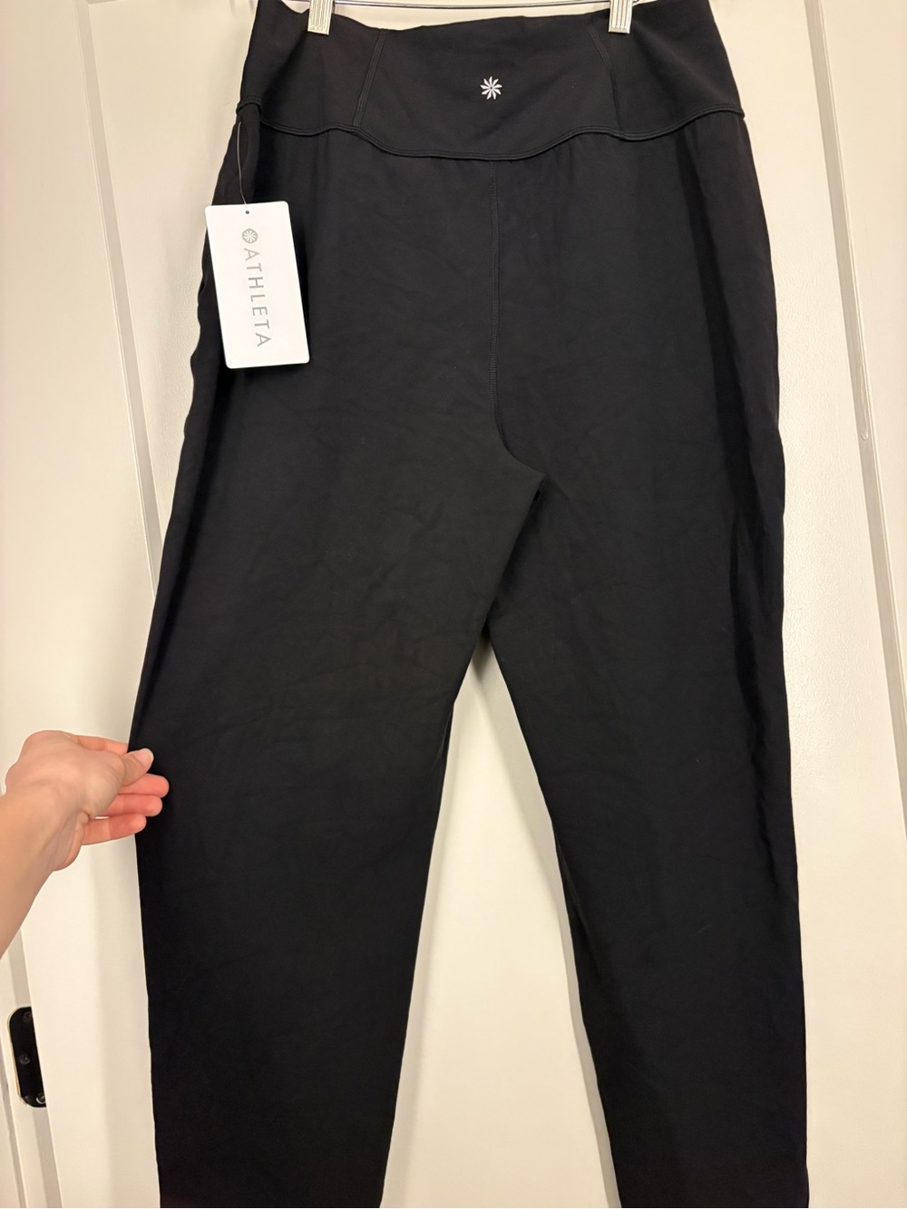 Athleta Black Elation Pant with Logo Tag